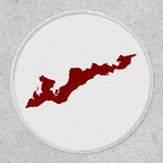 Fishers Island Patch – Red/White