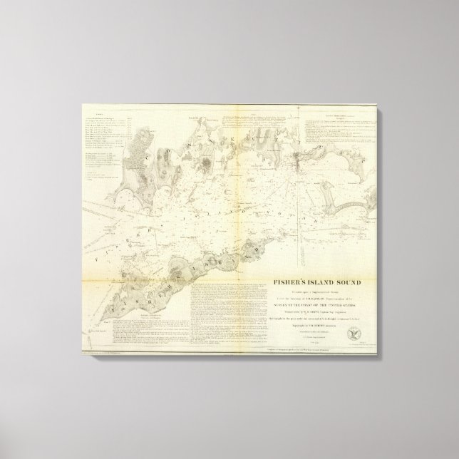 Fisher's Island Sound Canvas Print (Front)