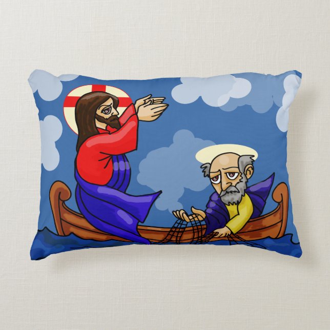Fishers of Men Accent Pillow (Front)
