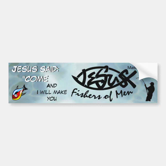 Fishers of Men Bumper Sticker | Zazzle