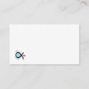 Fishers of Men Business Card that Leaves a Witness