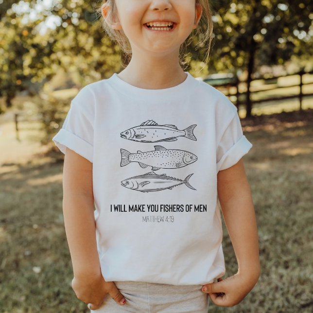 Fishers of Men Christian Kid's Shirt (Creator Uploaded)