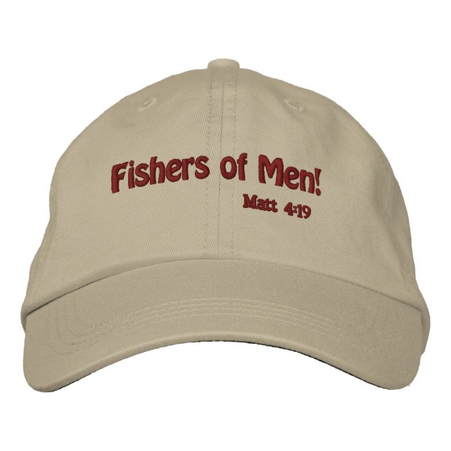 Fishers of Men Embroidered Baseball Cap (Front)