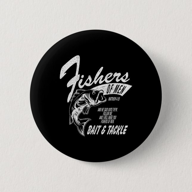 Fishers Of Men Graphic Tee - Inspired  Button (Front)