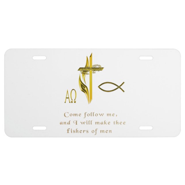 Fishers of Men License Plate (Front)