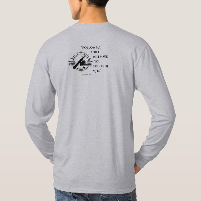 Fishers of Men Long Sleeve Men's Shirt (Back)