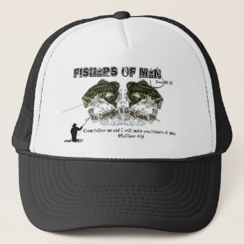 Fishers Of Men Trucker Hat by aandjdesigns at Zazzle