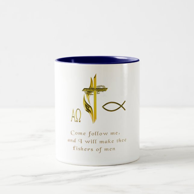 Fishers of Men Two-Tone Coffee Mug (Center)