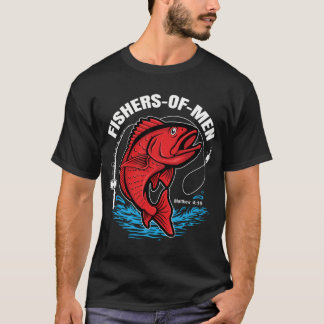 Fishers of Men White Lettering T-Shirt