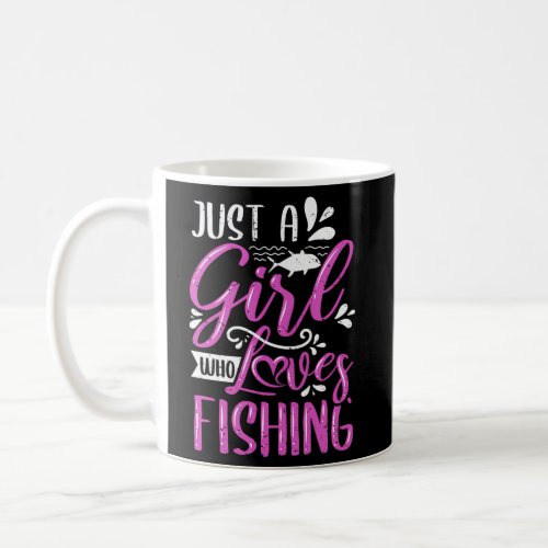 Fishers Sayings Just A Who Loves Fishing Coffee Mug
