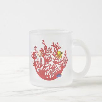 Fishes and Coral Doodle Art Mug