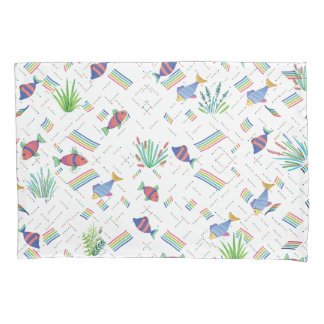 Fishes and Plants in Pond Pillow Case