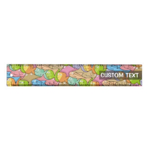 Fishes cartoon 12 inch Ruler