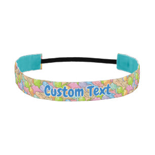 Fishes cartoon athletic headband