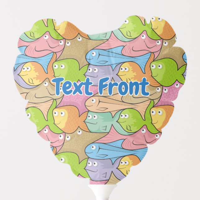 Fishes Cartoon Balloon (Front)