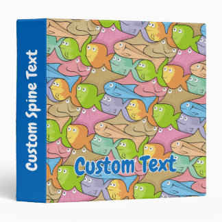 Fishes cartoon binder