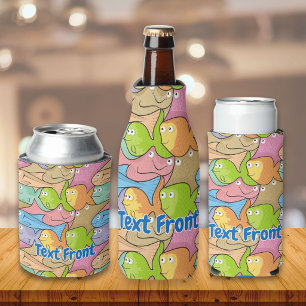 Fishes cartoon bottle cooler