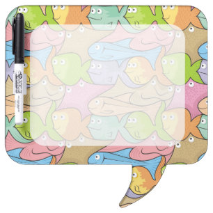 Fishes cartoon Dry-Erase board