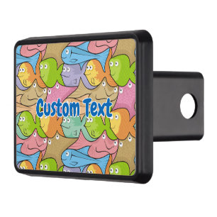 Fishes cartoon hitch cover