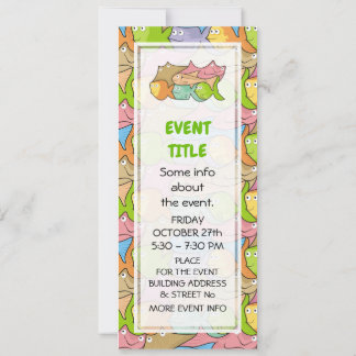 Fishes Cartoon Invitation