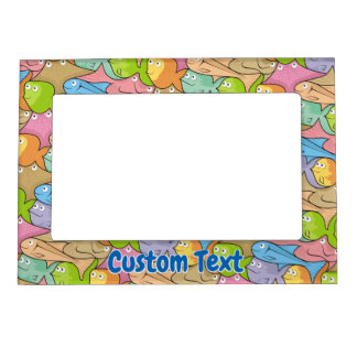 Fishes cartoon magnetic frame
