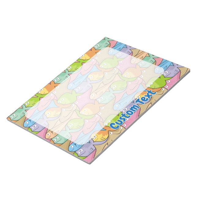 Fishes cartoon notepad (Angled)