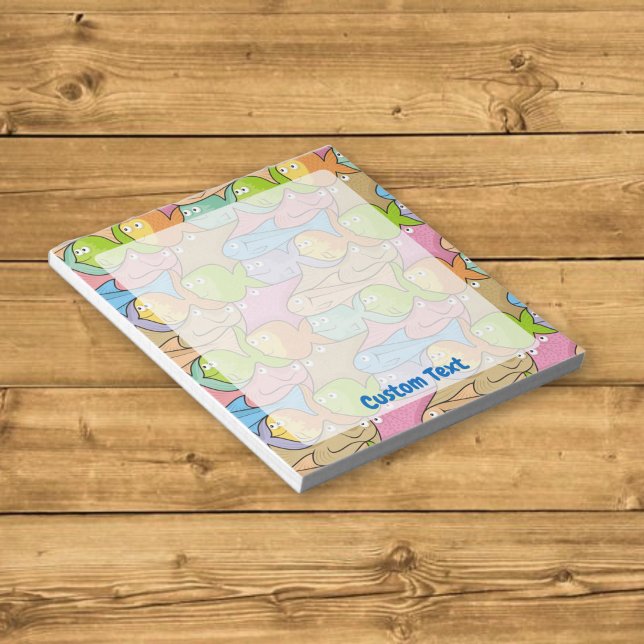 Fishes cartoon notepad (Creator Uploaded)