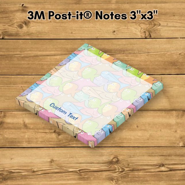 Fishes Cartoon Post-it Notes (Creator Uploaded)