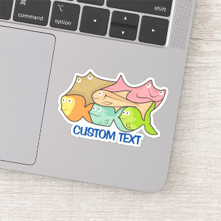 Fishes Cartoon Sticker