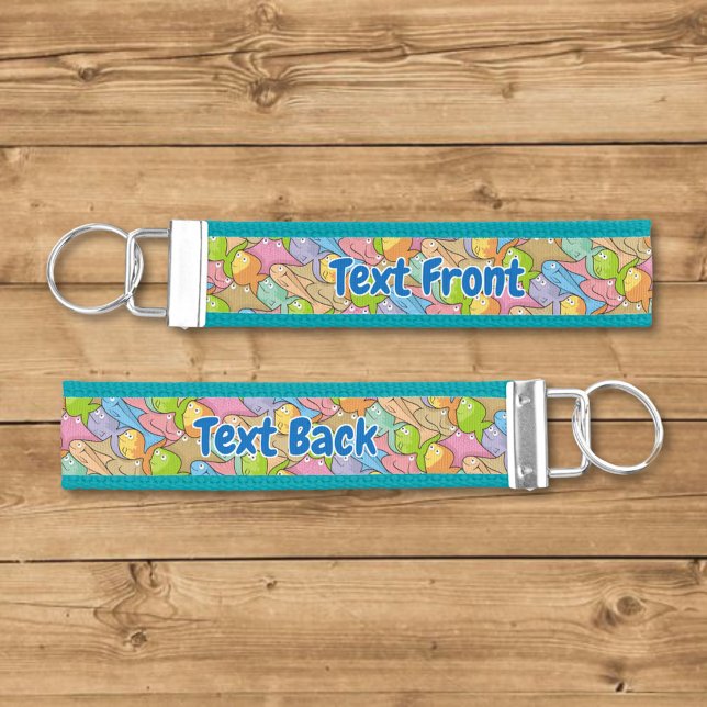 Fishes cartoon wrist keychain (Creator Uploaded)