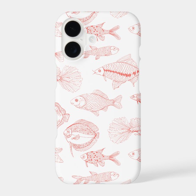 Fishes Case-Mate iPhone Case (Back)
