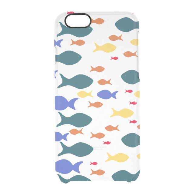 Fishes Custom iPhone 6/6s Clearly™ Deflector Case (Back)