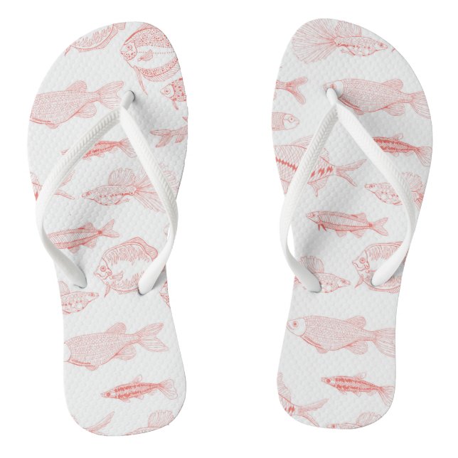 Fishes Flip Flops (Footbed)