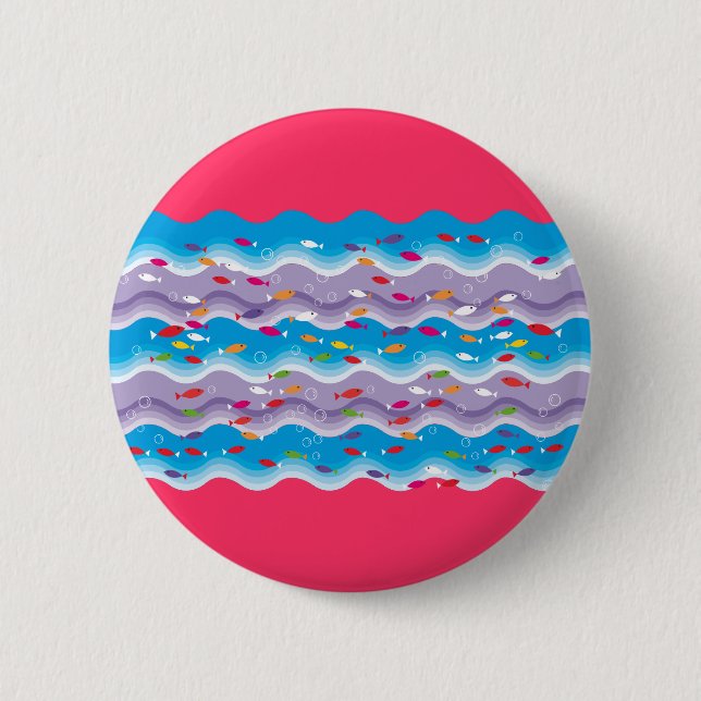 fishes in the sea button (Front)