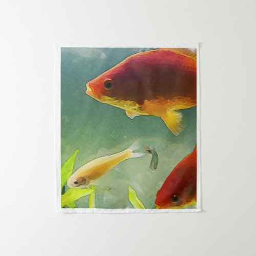 FIshes in the water Tapestry