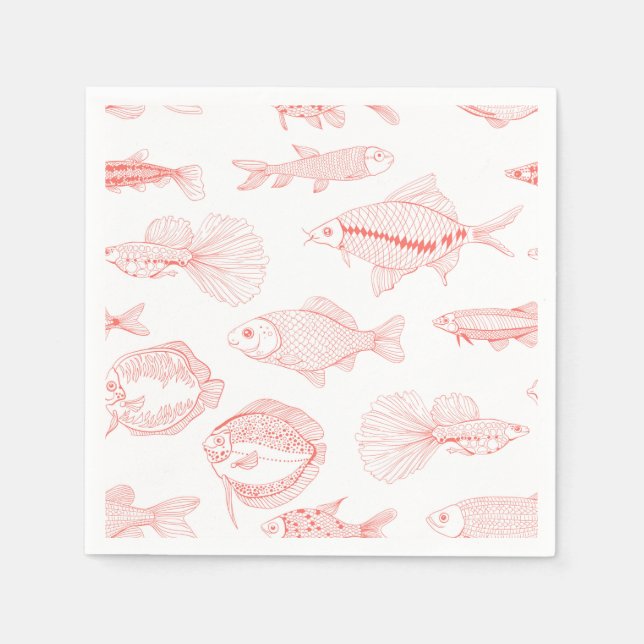 Fishes Napkins (Front)