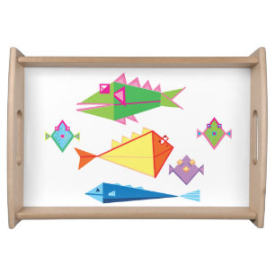 Fishes of the sea serving tray