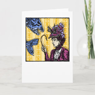 Fishhook - Blank Inside Pop Goth Nightmare Card
