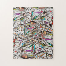 Fishhook Fisherman Puzzle! Jigsaw Puzzle