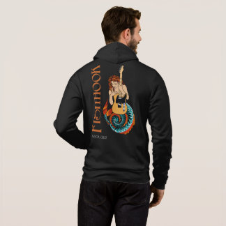 Fishhook Hoodie Mermaid on back
