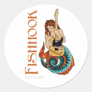 Fishhook Mermaid Sticker