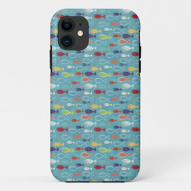 Fishies Case-Mate iPhone Case (Back)