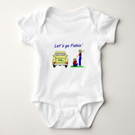Fishin Pickup Fisherboys Baby Bodysuit