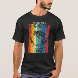 Fishing 1993 29th Birthday 96 Years Old Fisherman T-Shirt