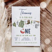The Big One | 1st Birthday Fishing Invitation