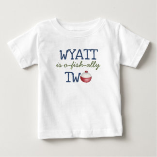 Fishing 2nd Birthday O-Fish-Ally Two Baby T-Shirt