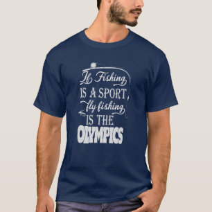 Fishing A Sport, Fly Fish Scalable Vector Graphics T-Shirt