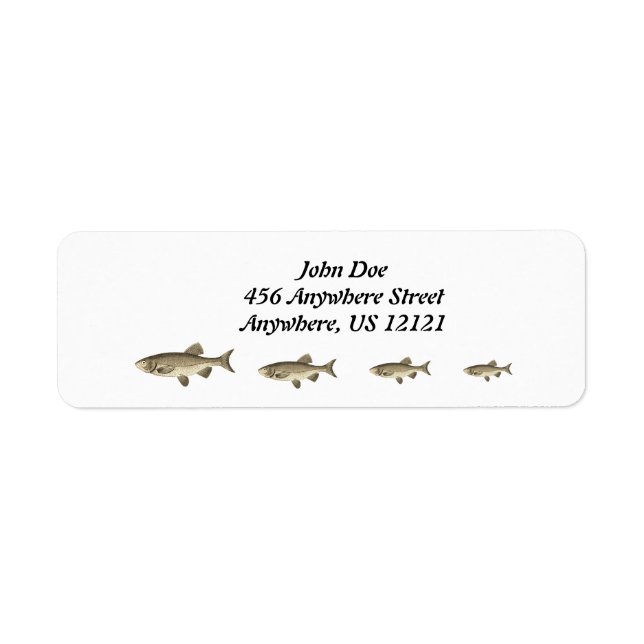 FISHING ADDRESS LABELS (Front)