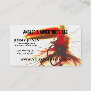 Fishing Adventures Lure Business Card