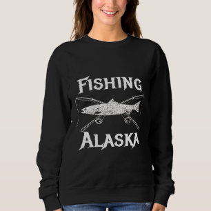 Fishing Alaska Salmon Sweatshirt